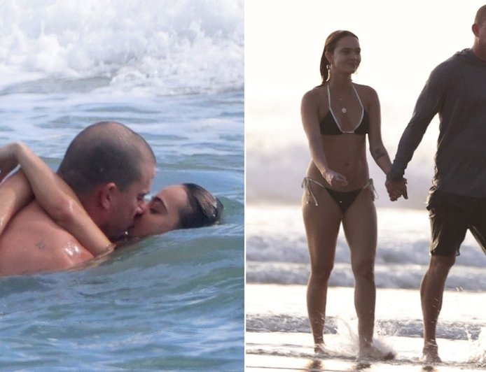 Channing Tatum and his girlfriend Inka Williams put their PDA on display during Costa Rica trip