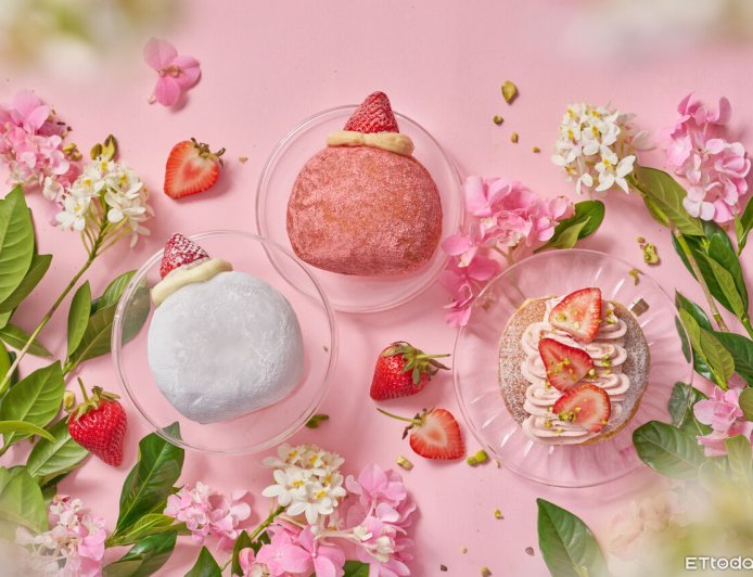 雪系町首創「生甜甜圈草莓大福」　門市IG打卡可現折30元