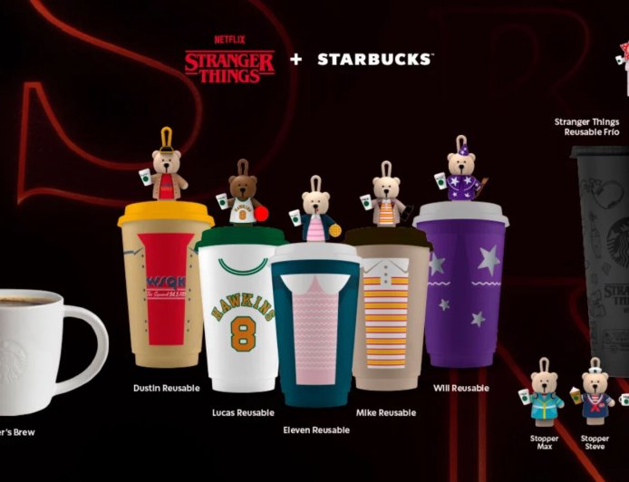 星巴克聯名《怪奇物語》！把顛倒世界變成隨行杯　角色杯塞收藏控暴動