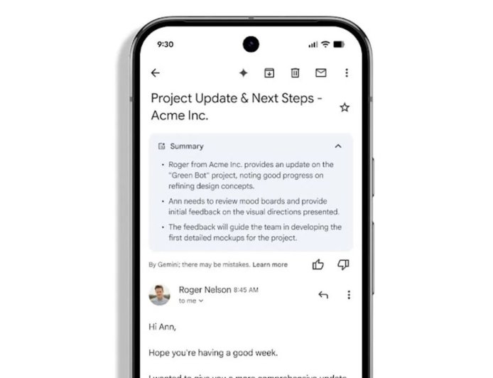 Gmail在美向个人用户免费开放三项AI功能