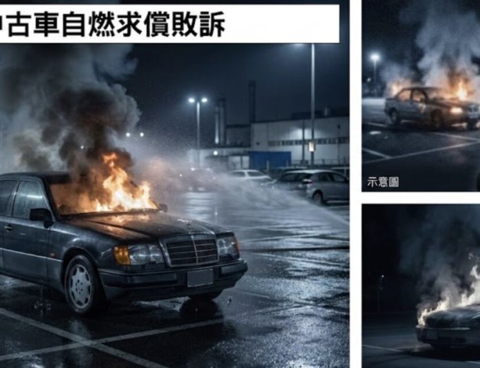 賓士自燃還延燒鄰車！買家怒告車商「說是AMG」...求償271萬