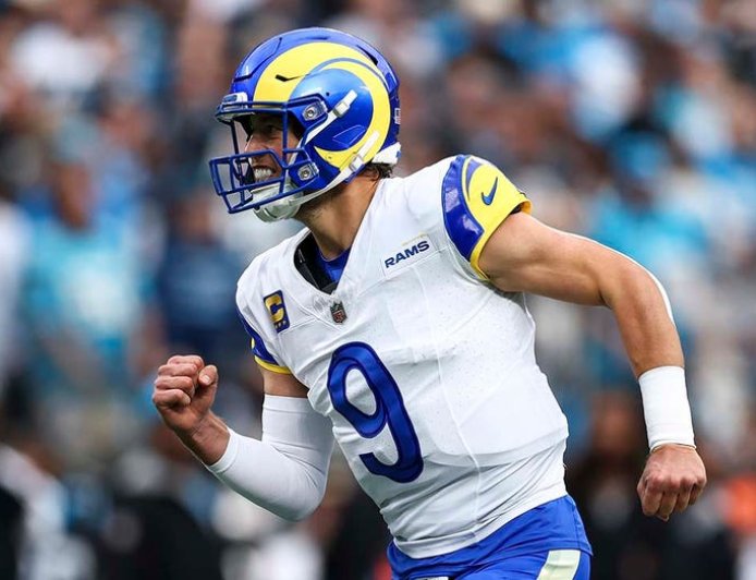 Matthew Stafford’s late heroics lift Rams past Panthers in wild-card thriller