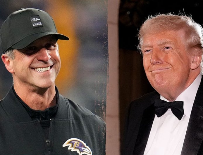 Trump urges John Harbaugh to take the Giants' head coaching job after stunning Ravens firing