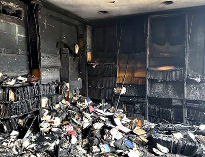 Mississippi synagogue burned in arson attack, suspect in custody