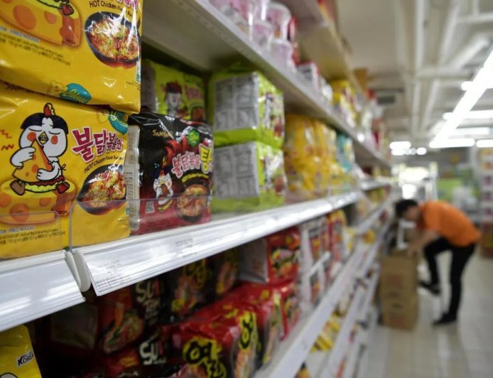 受中美需求驱动 韩国快熟面出口额创纪录