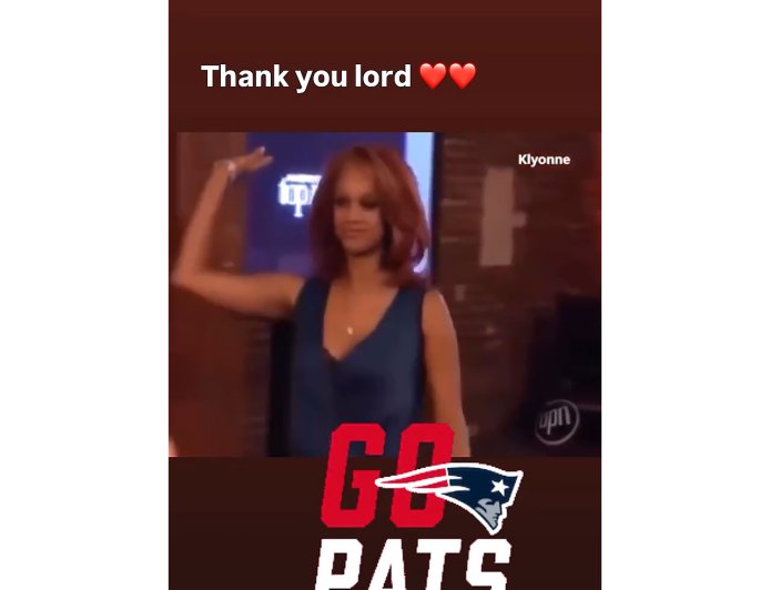 Cardi B Uses Tyra Banks ‘ANTM’ Clip To Celebrate Patriots’ Playoff Win