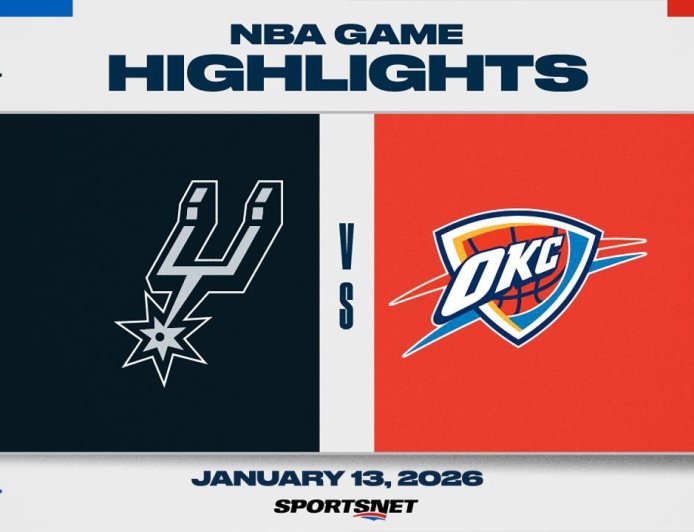 NBA Highlights: Thunder 119, Spurs 89