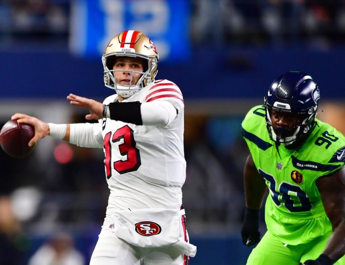 Brock Purdy looking to again silence Seattle sound with 49ers’ playoff upset