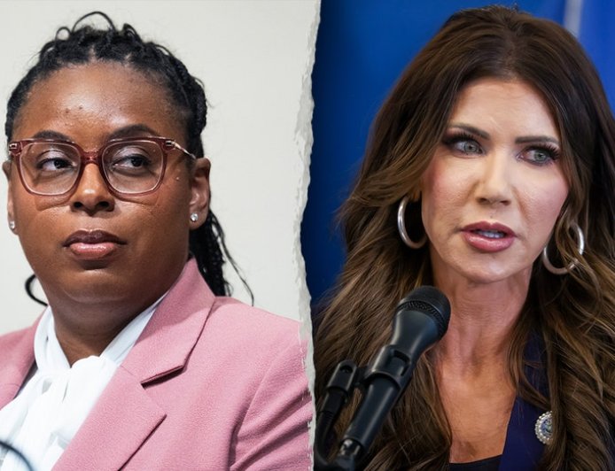 Dem lawmaker sends warning to Kristi Noem that 'God will judge you' in fiery confrontation over ICE operations