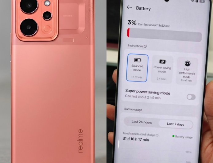 真我Power真机亮相：10000mAh巨无霸电池 支持IP68/IP69