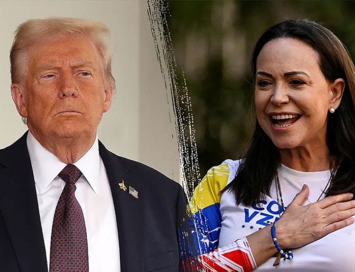 Maria Corina Machado details gifting Trump Nobel Peace Prize during White House visit