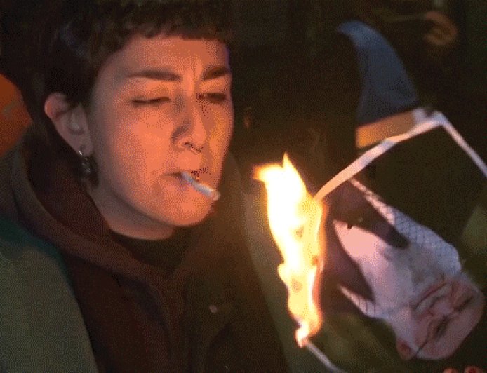 Viral protest video against Iran’s supreme leader sparks copycat demonstrations worldwide