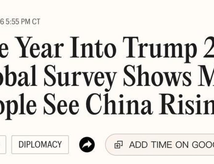 美媒：特朗普正在“让中国再次伟大”，中国十年后将登顶？