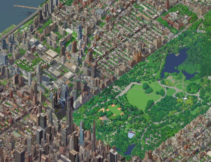 Software engineer creates classic SimCity-style map of NYC—and argues that AI will be good for creatives, actually
