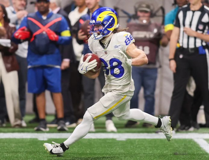 Rams WR Jordan Whittington questionable to return with chest injury