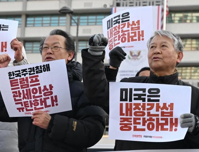 不满韩国未兑现投资承诺 特朗普扬言调高对韩关税