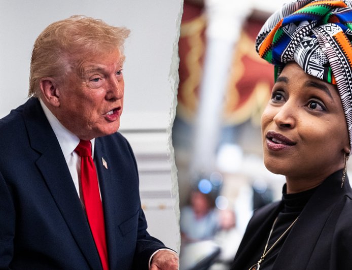 Ilhan Omar blames Trump’s rhetoric for surge in death threats, including spray attack: 'So obsessed with me'
