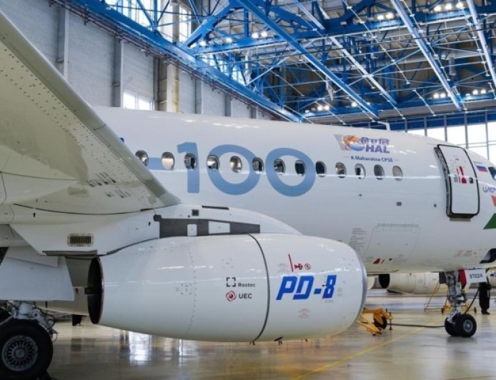 最多能载100人 俄罗斯SJ-100支线客机将在印度生产