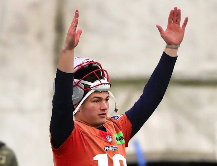 Drake Maye among the nine players Patriots list as questionable