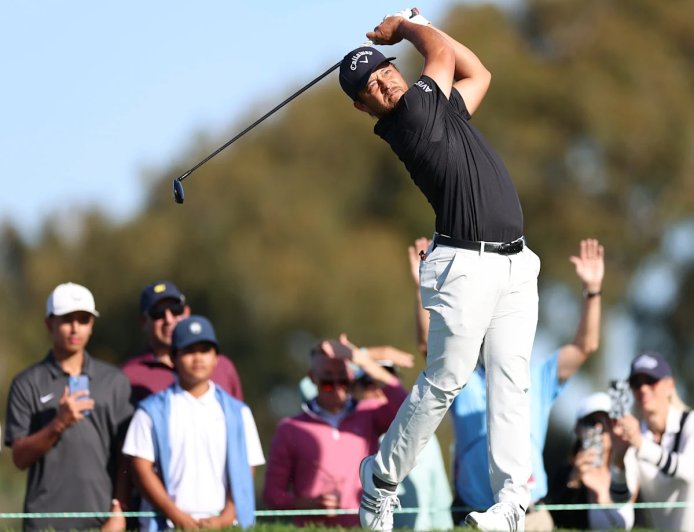 Xander Schauffele consecutive cuts made streak of 72 ends at Farmers