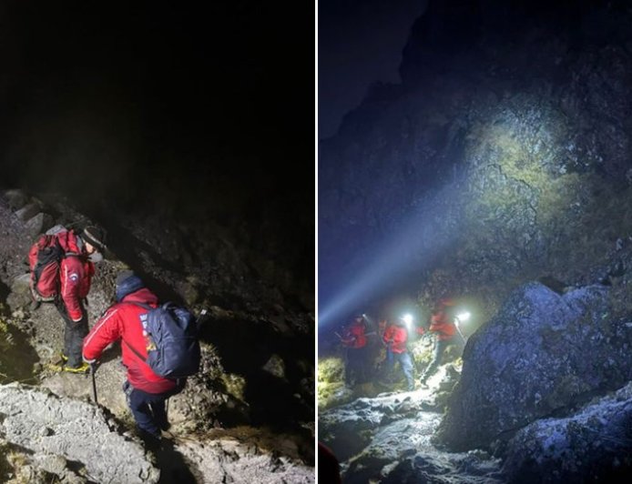Hikers stiff hotel on unpaid bill after treacherous 7-hour mountain rescue operation, nonprofit says