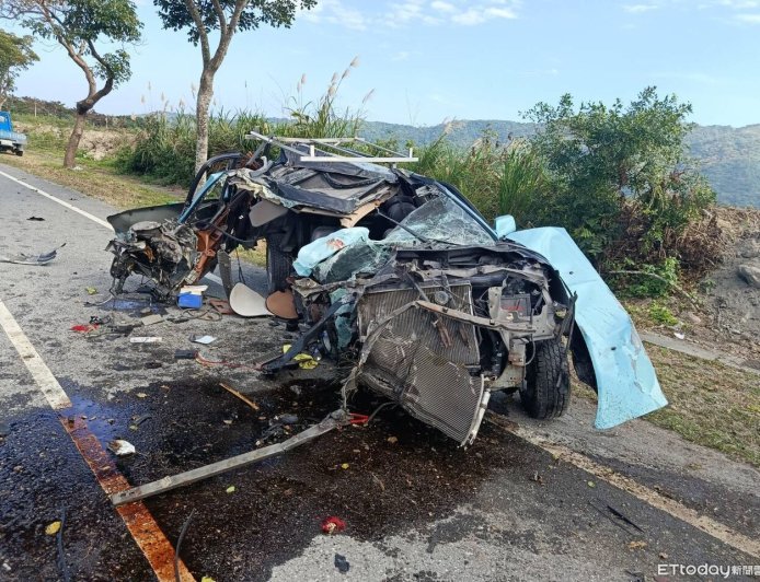 花蓮男酒駕推倒電桿！落跑7公里撞路樹變廢鐵　這次跑不掉了