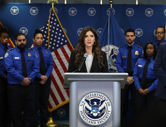 Noem touts TSA success after thousands with terror links barred from flights at major US airport