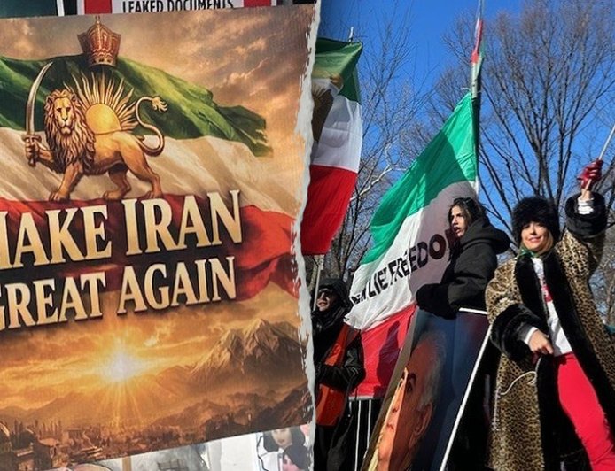 Hundreds rally outside Iranian UN ambassador's Fifth Avenue residence calling for regime change