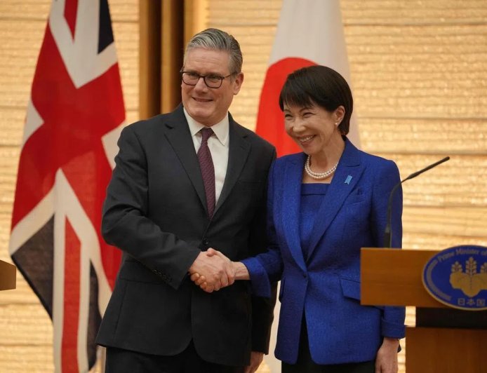 日本与英国首相会谈 同意深化防务与安全合作