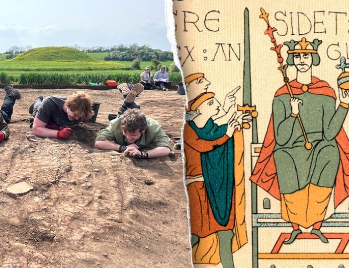Archaeologists find 'elite site' on land once owned by legendary king slain at famous battle