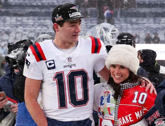 Patriots' Drake Maye ranks wife's viral TikTok baking recipes ahead of Super Bowl LX
