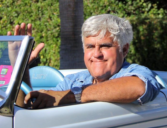 75-Year-Old Jay Leno Puts On His Mechanic Hat In Studio City