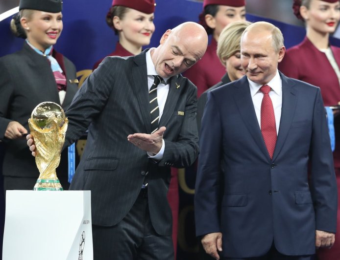 Ukraine lambasts ‘infantile and irresponsible’ Gianni Infantino for trying to overturn Russia ban