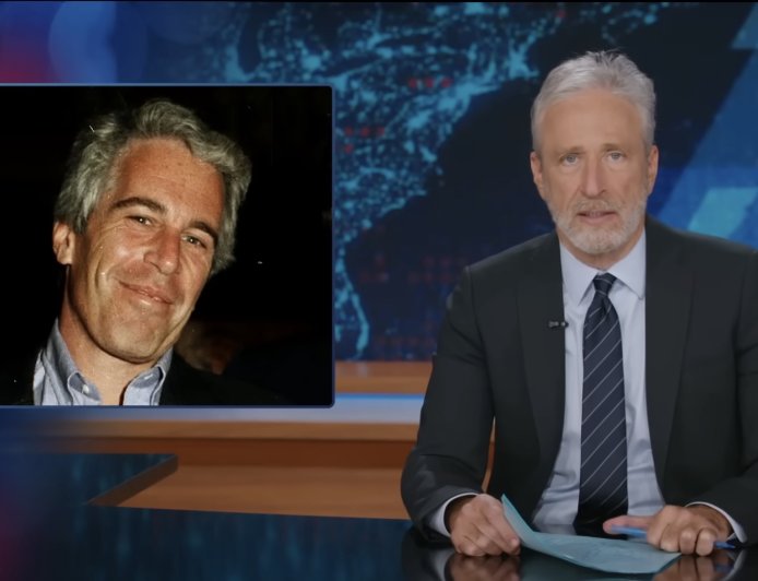 Jon Stewart Explains Why His Name Appears in the Epstein Files: ‘Excuse Me? I Am Offended’