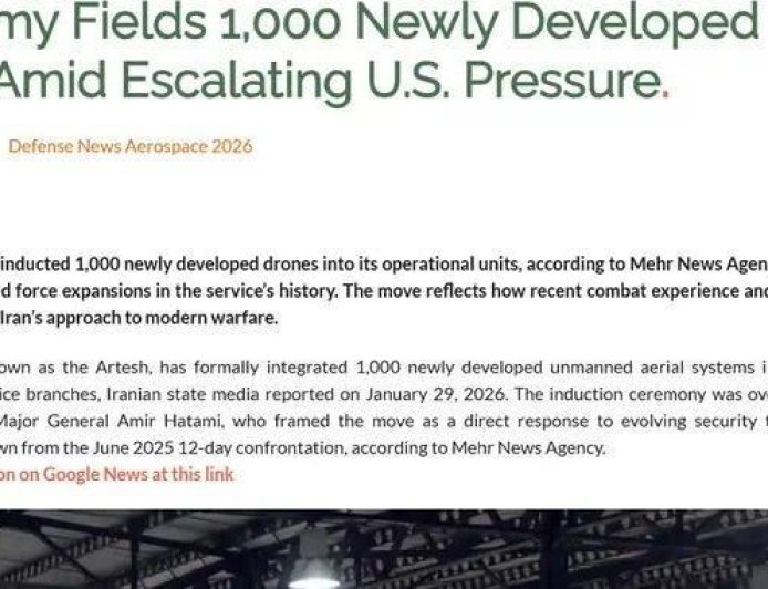 8万架无人机库存！伊朗又掀开一张底牌，美电子战中队紧急增援