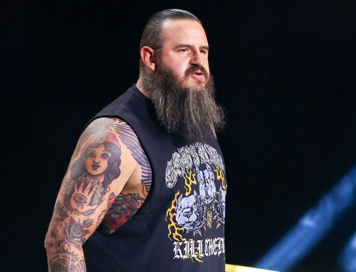 Pro wrestling fans loudly chant 'f--- ICE' during an All Elite Wrestling match