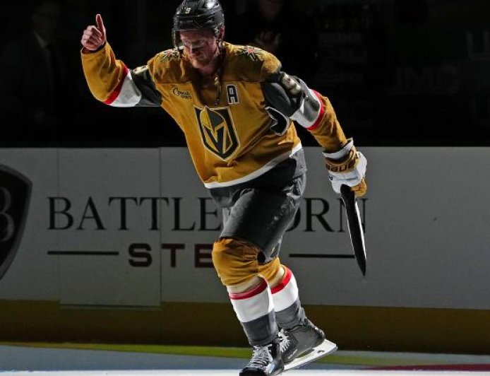 Check out Vegas Knights star Jack Eichel's pizza-themed fashion drop