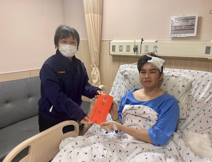 苗栗勇警遭市場惡匪持刀砍殺「頭中2刀」　恢復順利轉一般病房