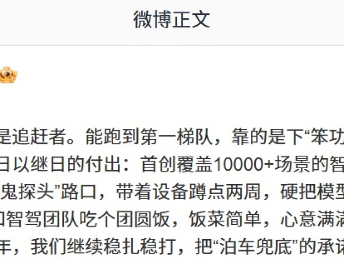 比亚迪何志奇谈智驾发展：能跑到第一梯队，靠的是下“笨功夫”