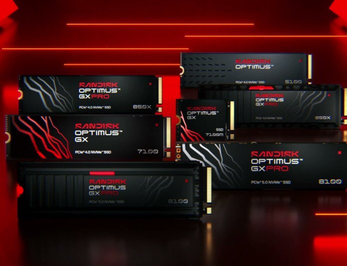 西数 SN8100 黑盘改名：闪迪 Optimus SSD 亚马逊开售，2TB 版本 999 美元