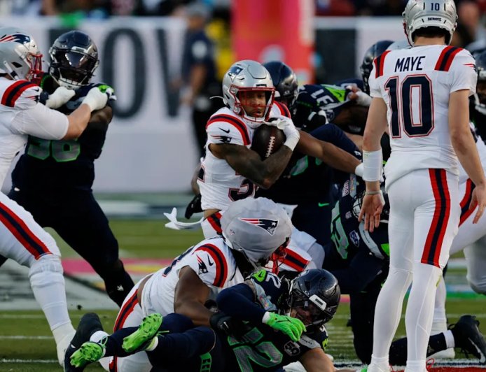 Patriots punt for seventh time as offense can't get going in Super Bowl LX