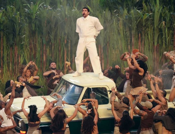 Bad Bunny Stuns the Super Bowl With Lady Gaga, Ricky Martin and a Real Wedding Ceremony as Pedro Pascal, Jessica Alba and More Party on Stage