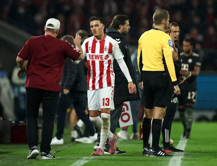 Köln coach Lukas Kwasniok plays down report of strain with Said El Mala