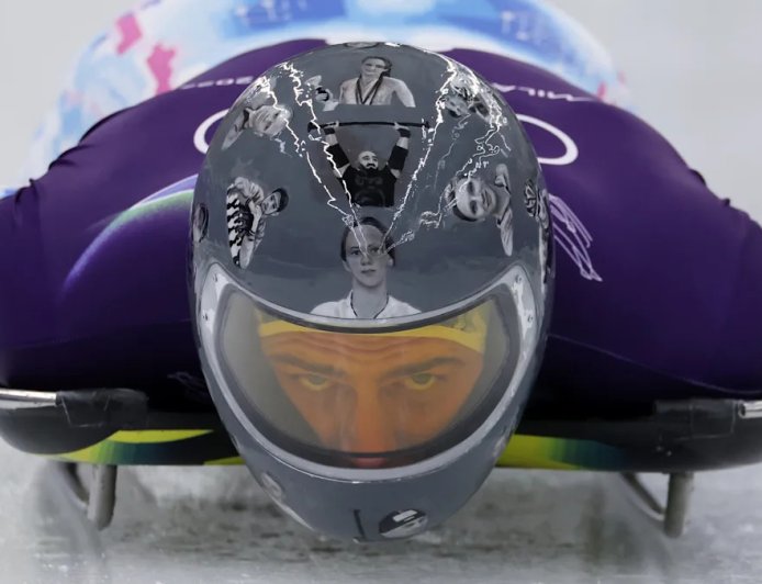 Ukrainian Olympian barred from competition over war tribute helmet
