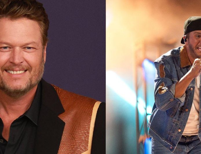 Fans React To Blake Shelton Sharing Shady Message About Luke Bryan's Alcohol Consumption