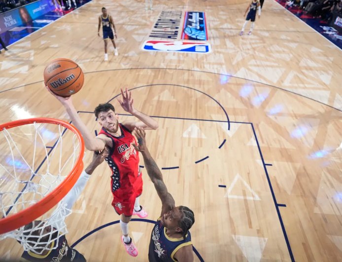 Chet Holmgren stays 'in the moment' during NBA All-Star Game debut