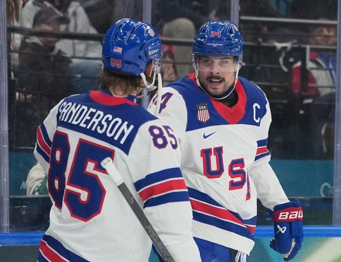 Team USA men's hockey goes undefeated in Group C, earns bye into next Olympic round after win over Germany