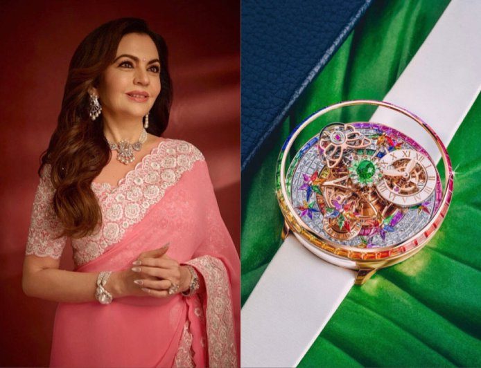 亞洲首富妻「錶王」是標配　帶孫子千萬珠寶錶上手