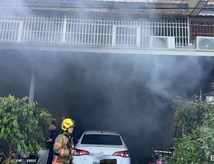 快訊／除夕驚傳爆裂聲！台南玉井民宅火警　1樓全面燃燒2人受困
