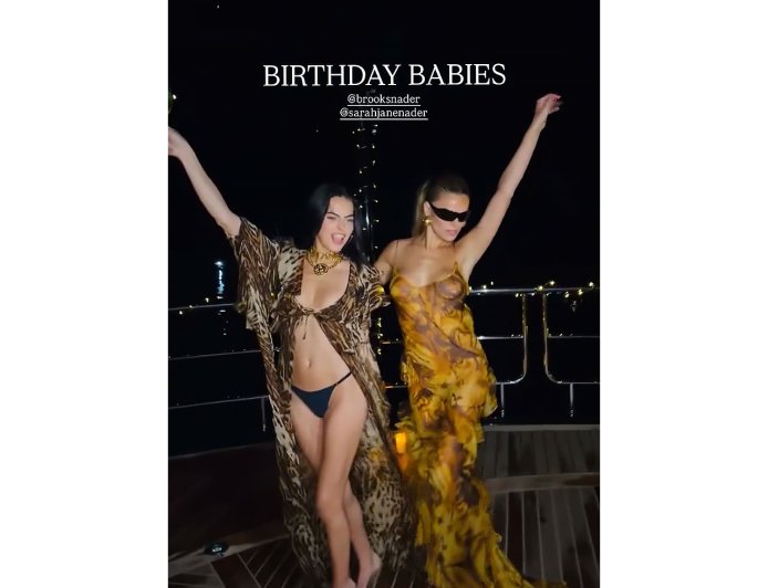 Brooks Nader Parties in Hot Dress After Needing Ambulance for Food Poisoning